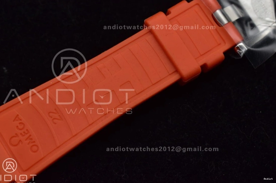 Dial TF Deep Gray Ceramic Rubber SS A2824 on Best Strap Orange 6000M Black Ultra Bezel Seamaster Edition 1:1 0512